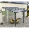 Pergola Adossée Ajustable - Toit De Terrasse En Alu 3,05x3,14m X-METAL 1 Pergola Adossée Ajustable - Toit De Terrasse En Alu 3,05x3,14m X-METAL -Jardin Soldes pergola adossee ajustable toit de terrasse en alu 305x314m x metal