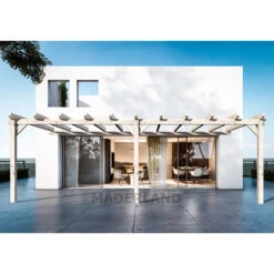 Pergola Adossée En Bois Lamellé-collé 900x400cm Sevilla – Maderland