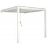 Pergola Bioclimatique Adossée En Alu Blanc 3x3m Ombrea 2 Pergola Bioclimatique Adossée En Alu Blanc 3x3m Ombrea -Jardin Soldes pergola bioclimatique adossee en alu blanc 3x3m ombrea