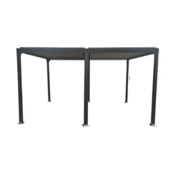 Pergola Bioclimatique Autoportante 300x400cm Lames En Aluminium - Gris - Gaia - Couleurs Du Monde 5 Pergola Bioclimatique Autoportante 300x400cm Lames En Aluminium - Gris - Gaia - Couleurs Du Monde -Jardin Soldes pergola bioclimatique autoportante 300x400cm lames en aluminium gris gaia couleurs du monde 1
