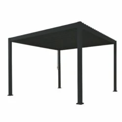 Pergola Bioclimatique Autoportante En Alu Anthracite 3x3m Ombrea 11 Pergola Bioclimatique Autoportante En Alu Anthracite 3x3m Ombrea -Jardin Soldes pergola bioclimatique autoportante en alu anthracite 3x3m ombrea 3