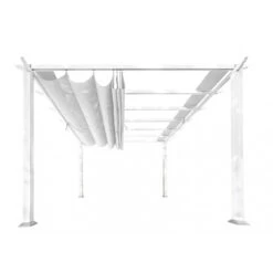 Meilleures ventes -Jardin Soldes pergola en aluminium blanc 350x350cm florida paragon outdoor 1