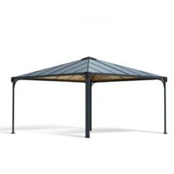 Pergola En Aluminium Et Polycarbonate 429x429cm Palermo™ 4300 - Palram - Canopia -Jardin Soldes pergola en aluminium et polycarbonate 429x429cm palermo 4300 palram 2