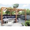 Pergola En Bois Lamellé-collé 300x300cm Fuengirola – Maderland
