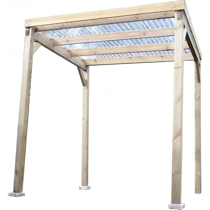 Pergola En Bois Traité Autoclave Budget Habrita 4 Pergola En Bois Traité Autoclave Budget Habrita – Image 2