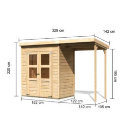 Petit Abri De Jardin En Bois 2,22m² Merseburg 2 + Appentis - Karibu 10 Petit Abri De Jardin En Bois 2,22m² Merseburg 2 + Appentis - Karibu -Jardin Soldes petit abri de jardin en bois 222m merseburg 2 appntis karibu 2