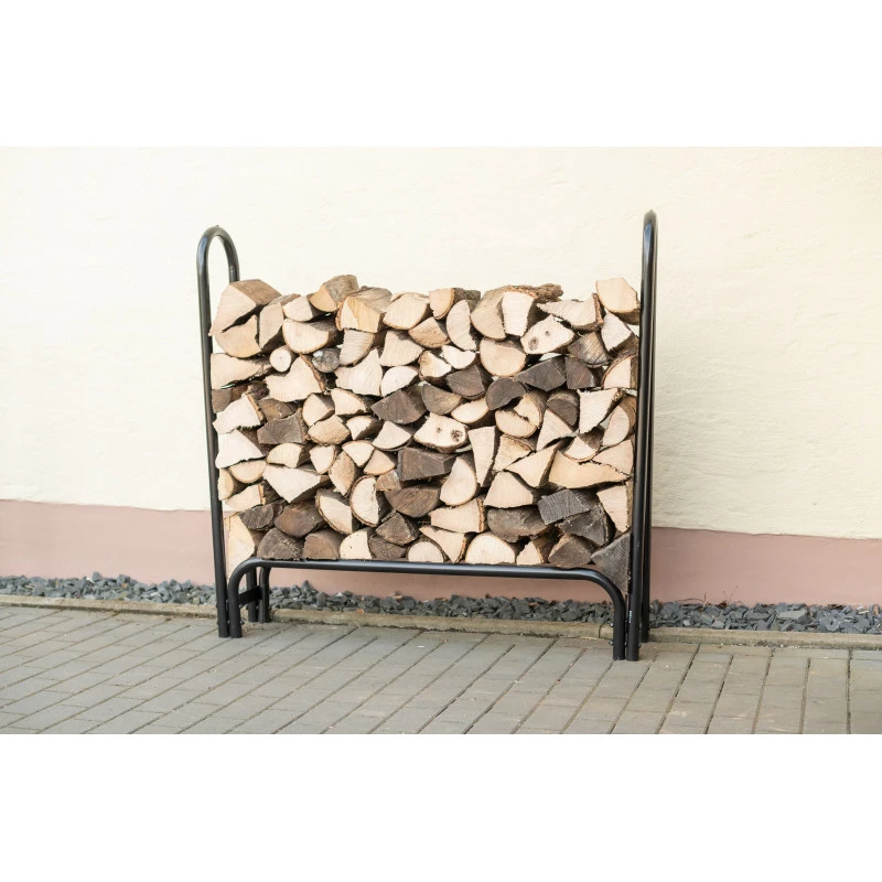Porte-bûches 120cm En Acier Capacité De Charge De 500kg Avec Couverture - Shelter Logic 4 Porte-bûches 120cm En Acier Capacité De Charge De 500kg Avec Couverture - Shelter Logic – Image 2