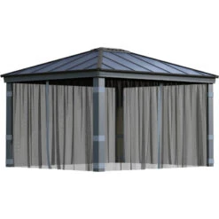 Set De Moustiquaires En Polyester Léger Pour Pergolas Dallas 4300 De 15,5m² - Palram - Canopia 9 Set De Moustiquaires En Polyester Léger Pour Pergolas Dallas 4300 De 15,5m² - Palram - Canopia -Jardin Soldes set de moustiquaires en polyester leger pour pergolas dallas 4300 de 155m palram 1