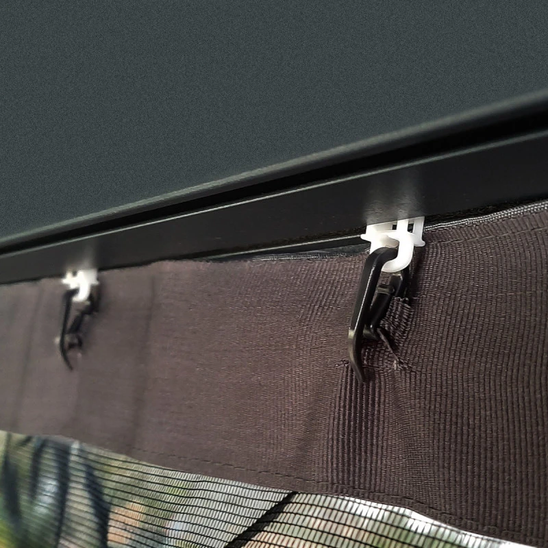 Set De Moustiquaires En Polyester Léger Pour Pergolas Dallas 4300 De 15,5m² - Palram - Canopia 6 Set De Moustiquaires En Polyester Léger Pour Pergolas Dallas 4300 De 15,5m² - Palram - Canopia – Image 4