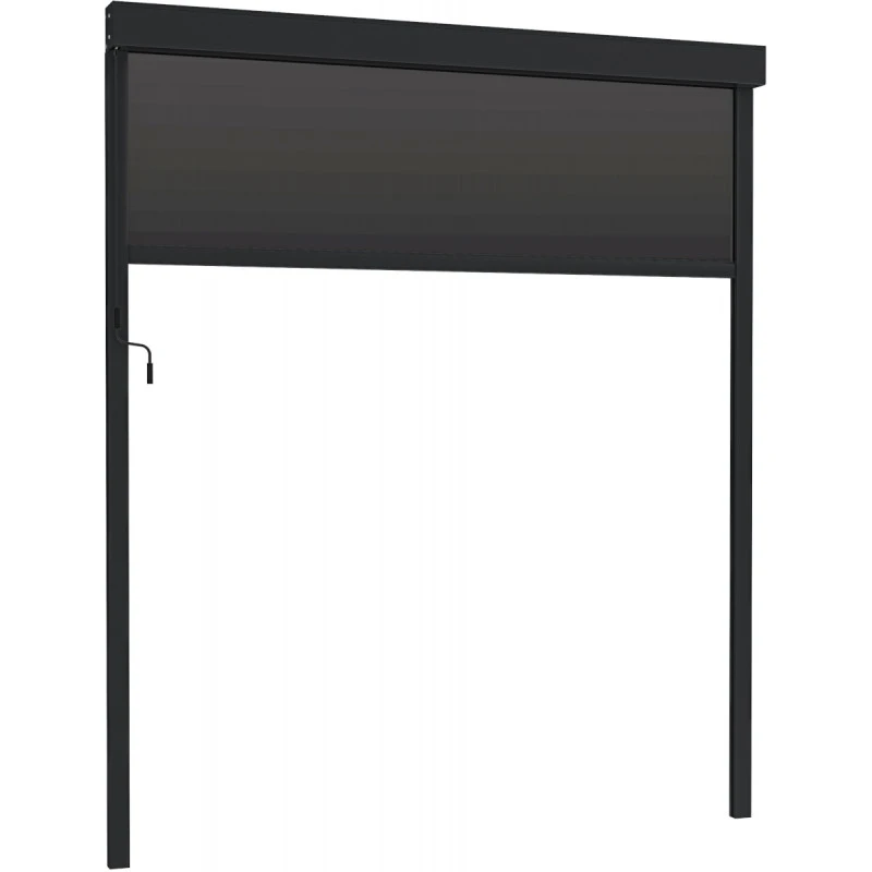 Store Avec Cadre Latéral Anthracite 270cm Pour Pergola Bioclimatique En Aluminium X-METAL 6 Store Avec Cadre Latéral Anthracite 270cm Pour Pergola Bioclimatique En Aluminium X-METAL – Image 4