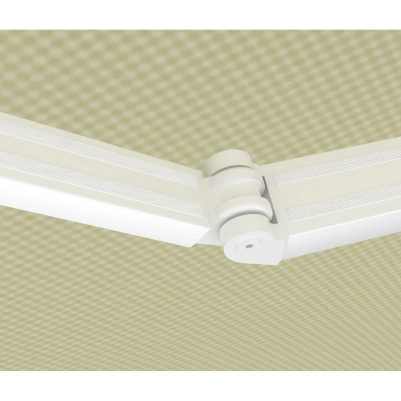 Store Banne Manuel 295x200cm DECO Toile Polyester Beige - X-METAL 7 Store Banne Manuel 295x200cm DECO Toile Polyester Beige - X-METAL – Image 5