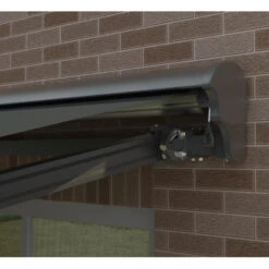 Store Banne Manuel 295x200cm DECO Toile Polyester Grise - X-METAL -Jardin Soldes store banne manuel 295x200cm deco toile polyester grise x metal 5