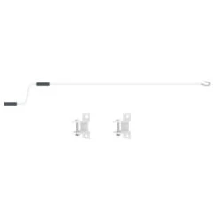 Store Banne Manuel 295x200cm EASY Toile Polyester Beige - X-METAL -Jardin Soldes store banne manuel 295x200cm easy toile polyester beige x metal 4