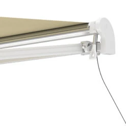 Store Banne Motorisé 350x250cm EASY Toile Polyester Beige - X-METAL -Jardin Soldes store banne motorise 350x250cm easy toile polyester beige x metal 5