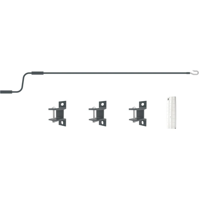 Store Banne Motorisé 395x300cm DECO Toile Polyester Grise - X-METAL 4 Store Banne Motorisé 395x300cm DECO Toile Polyester Grise - X-METAL – Image 2