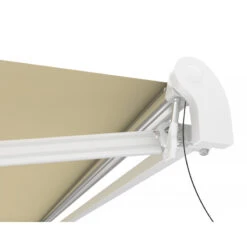 Store Banne Motorisé 395x300cm EASY Toile Polyester Beige - X-METAL -Jardin Soldes store banne motorise 395x300cm easy toile polyester beige x metal 5
