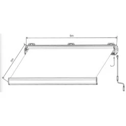 Store Banne Motorisé 500x300cm LUXO Toile Polyester Beige - X-METAL 10 Store Banne Motorisé 500x300cm LUXO Toile Polyester Beige - X-METAL -Jardin Soldes store banne motorise 500x300cm luxo toile polyester beige x metal 2