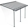 Toit De Terrasse 224x448cm En Aluminium Gris Et Polycarbonate 6mm SIERRA - Canopia By Palram 1 Toit De Terrasse 224x448cm En Aluminium Gris Et Polycarbonate 6mm SIERRA - Canopia By Palram -Jardin Soldes toit de terrasse 224x448cm en aluminium gris et polycarbonate 6mm sierra palram