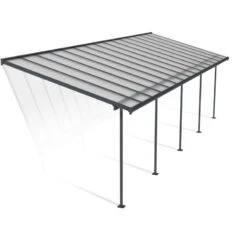 Toit De Terrasse 295x924cm En Aluminium Gris Et Polycarbonate 6mm SIERRA - Canopia By Palram 10 Toit De Terrasse 295x924cm En Aluminium Gris Et Polycarbonate 6mm SIERRA - Canopia By Palram -Jardin Soldes toit de terrasse 295x924cm en aluminium gris et polycarbonate 6mm sierra canopia by palram 2