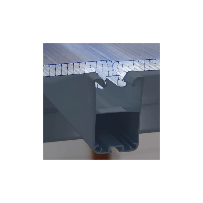 Toit De Terrasse 300x1000cm En Alu Gris Anthracite Et Polycarbonate 8mm PATIO 6 Toit De Terrasse 300x1000cm En Alu Gris Anthracite Et Polycarbonate 8mm PATIO – Image 4