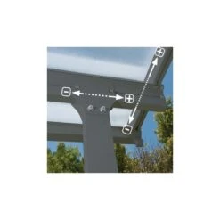 Toit De Terrasse 300x400cm En Alu Gris Anthracite Et Polycarbonate 8mm PATIO 8 Toit De Terrasse 300x400cm En Alu Gris Anthracite Et Polycarbonate 8mm PATIO -Jardin Soldes toit de terrasse 300x400cm en alu gris anthracite et polycarbonate 8mm patio 1