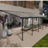 Toit De Terrasse 300x915cm En Aluminium Gris Et Polycarbonate 8mm FERIA - Canopia By Palram 2 Toit De Terrasse 300x915cm En Aluminium Gris Et Polycarbonate 8mm FERIA - Canopia By Palram -Jardin Soldes toit de terrasse 300x915cm en aluminium gris et polycarbonate 8mm feria palram