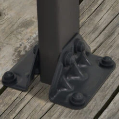 Toit De Terrasse 300x971cm En Aluminium Gris Et Polycarbonate 8mm FERIA - Canopia By Palram -Jardin Soldes toit de terrasse 300x971cm en aluminium gris et polycarbonate 8mm feria palram 3