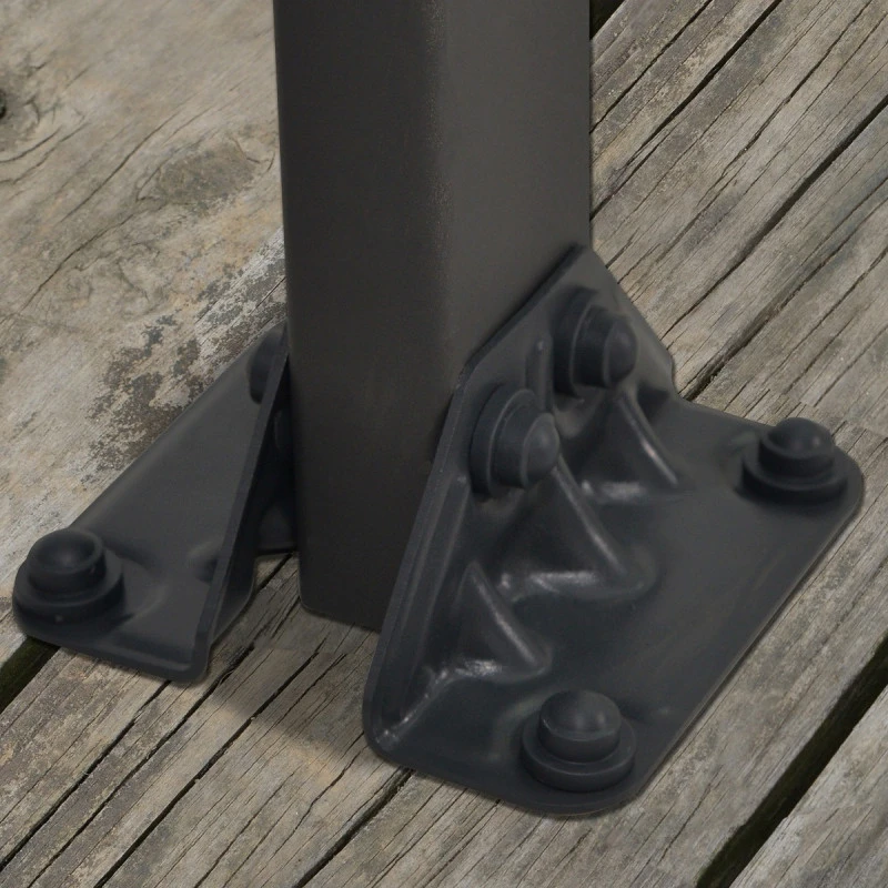 Toit De Terrasse 300x1035cm En Aluminium Gris Et Polycarbonate 8mm FERIA - Canopia By Palram 6 Toit De Terrasse 300x1035cm En Aluminium Gris Et Polycarbonate 8mm FERIA - Canopia By Palram – Image 4