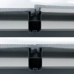 Toit De Terrasse 300x1220cm En Aluminium Gris Et Polycarbonate 8mm FERIA - Canopia By Palram -Jardin Soldes toit de terrasse 3x1220m en aluminium gris et polycarbonate 8mm feria palram 5