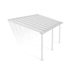 Toit De Terrasse En Aluminium Blanc 3x5,46m + PC 16mm Olympia - Palram - Canopia 10 Toit De Terrasse En Aluminium Blanc 3x5,46m + PC 16mm Olympia - Palram - Canopia -Jardin Soldes toit de terrasse en aluminium blanc 3x546m pc 16mm olympia palram 2