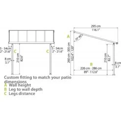 Toit De Terrasse En Aluminium Gris 3x9,71m + PC 16mm Olympia - Palram - Canopia 13 Toit De Terrasse En Aluminium Gris 3x9,71m + PC 16mm Olympia - Palram - Canopia -Jardin Soldes toit de terrasse en aluminium gris 3x971m pc 16mm olympia palram 5