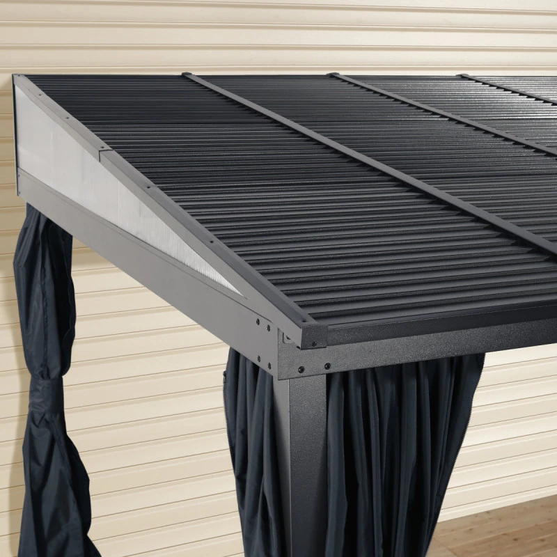 Tonnelle Adossée Portland 484x298cm En Aluminium Et Acier Galvanisé - SOJAG 5 Tonnelle Adossée Portland 484x298cm En Aluminium Et Acier Galvanisé - SOJAG – Image 3