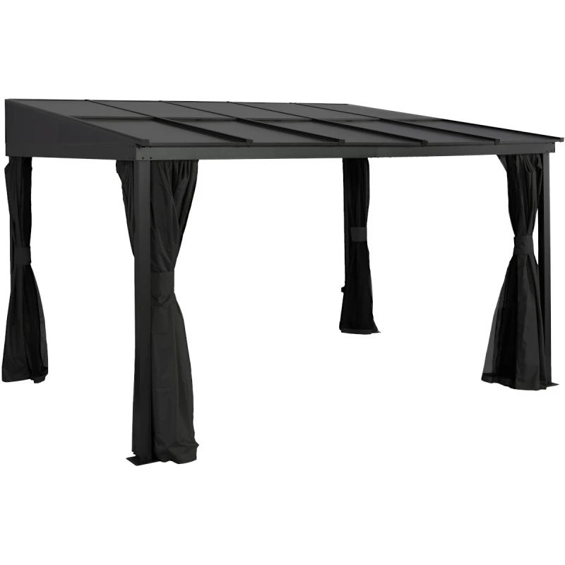 Tonnelle Adossée St. Barth 363x248cm En Aluminium Et Polycarbonate 8mm - SOJAG 4 Tonnelle Adossée St. Barth 363x248cm En Aluminium Et Polycarbonate 8mm - SOJAG – Image 2