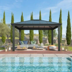 Tonnelle Dallas 4300 En Aluminium Et Polycarbonate Isolant Avec éclairage – Palram - Canopia 11 Tonnelle Dallas 4300 En Aluminium Et Polycarbonate Isolant Avec éclairage – Palram - Canopia -Jardin Soldes tonnelle dallas 4300 en aluminium et polycarbonate isolant avec eclairage palram 3