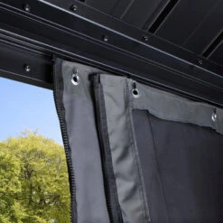 Tonnelle De Jardin Messina 298x363cm En Aluminium Thermolaqué Anthracite – SOJAG -Jardin Soldes tonnelle de jardin messina 298x363cm en aluminium thermolaque sojag 3