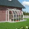 Véranda En PVC Et Polycarbonate Transparent 200x262cm Sun Room - Canopia By Palram -Jardin Soldes veranda 200x262cm en resine de pvc et polycarbonate rion sun room