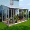 Véranda 300x425cm En Alu Blanc Et Polycarbonate 8mm Sanremo - Palram - Canopia -Jardin Soldes veranda 300x425cm en alu blanc et polycarbonate 8mm sanremo
