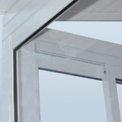 Véranda 300x305cm En Aluminium Blanc Et Polycarbonate 8mm Sanremo - Canopia By Palram -Jardin Soldes veranda 300x425cm en aluminium blanc et polycarbonate 8mm sanremo palram canopia 4