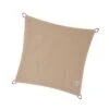 Voile D'ombrage Carrée Coolfit 360x360cm Couleur Crème – NESLING -Jardin Soldes voile d ombrage carree coolfit 360x360cm couleur creme nesling