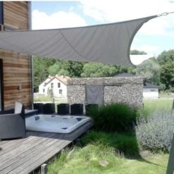 Voile D'ombrage Carrée Coolfit 500x500cm Anthracite – NESLING 8 Voile D'ombrage Carrée Coolfit 500x500cm Anthracite – NESLING -Jardin Soldes voile d ombrage carree coolfit 500x500cm anthracite nesling 2