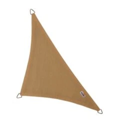 Voile D'ombrage Triangle 90° Coolfit 500x500x710cm Sable - NESLING -Jardin Soldes voile d ombrage triangle 90 coolfit 500x500x710cm sable nesling 2