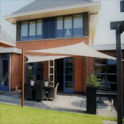 Voile D'ombrage Triangle Coolfit 500x500x500cm Crème - NESLING 7 Voile D'ombrage Triangle Coolfit 500x500x500cm Crème - NESLING -Jardin Soldes voile d ombrage triangle coolfit 500x500x500cm creme nesling 2